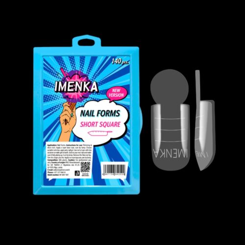 Nail Forms Imenka "Short Square" New Version 2 140 pcs