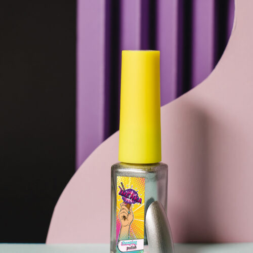 Stamping polish Imenka 004 Silver, 6ml